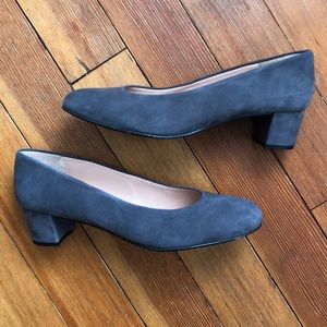 NWOT Patricia Green Sandra Suede Block Heel 9